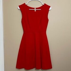 B44 Dressed Red Fit and Flare Sleeveless Dress Women’s Size XS —E